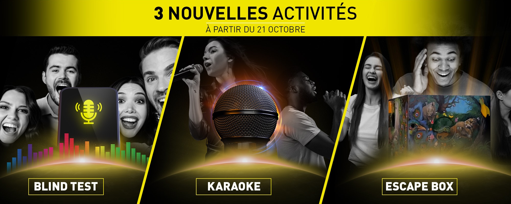 3 nouvelles activités